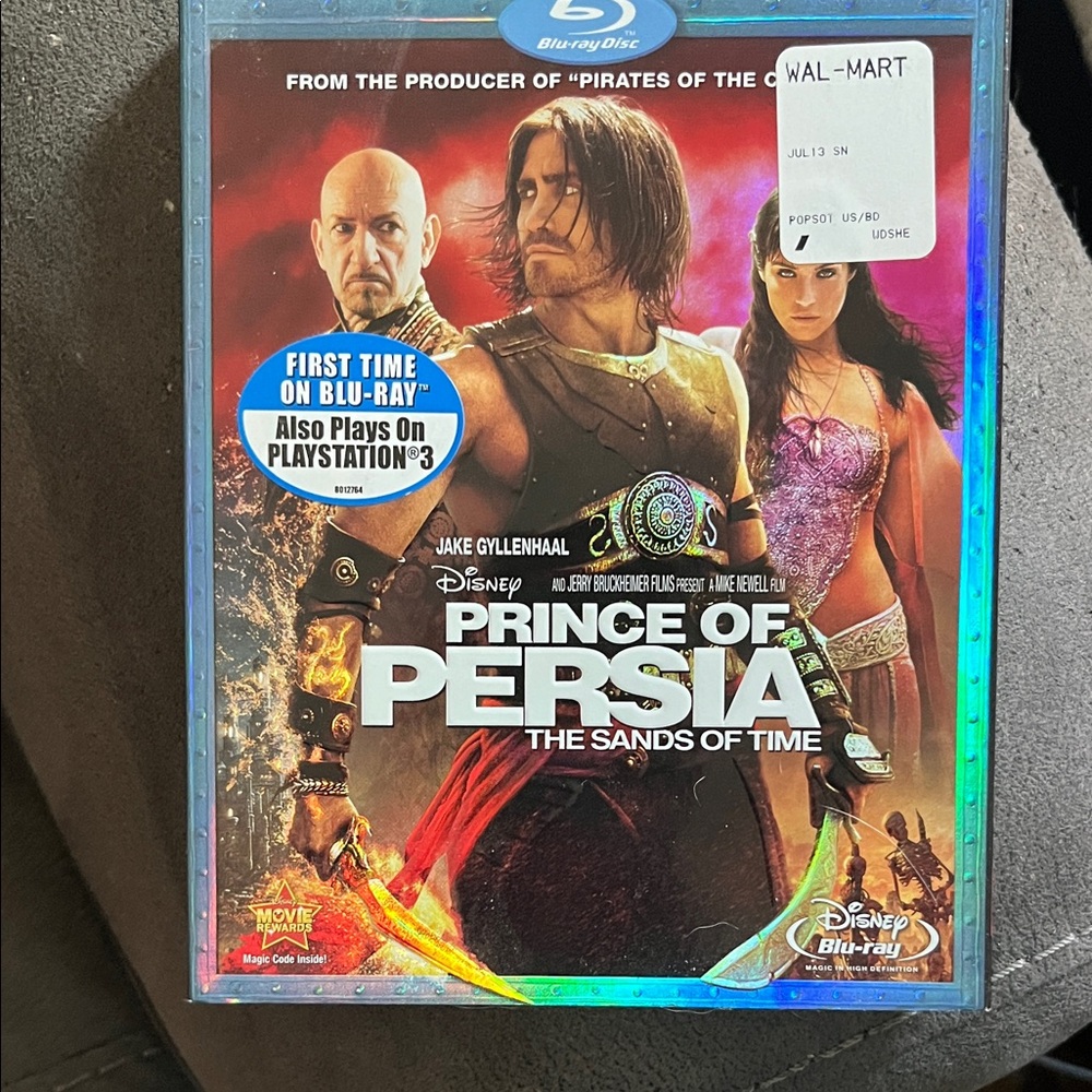 Disney's Prince of Persia Blu-ray with Red and Black Cover